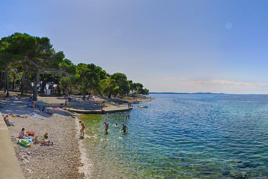 Villa Luna With Seaview Petrcane Bagian luar foto